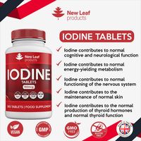 New Leaf Iodine Tablets 12 Month Supply